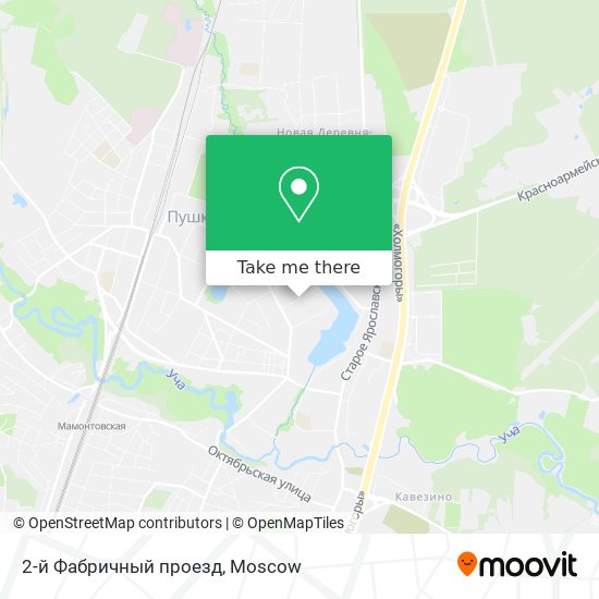 2-й Фабричный проезд map