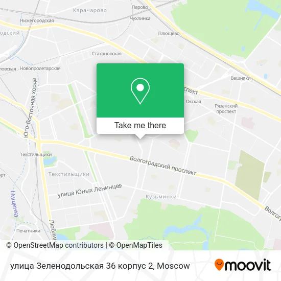 улица Зеленодольская 36 корпус 2 map