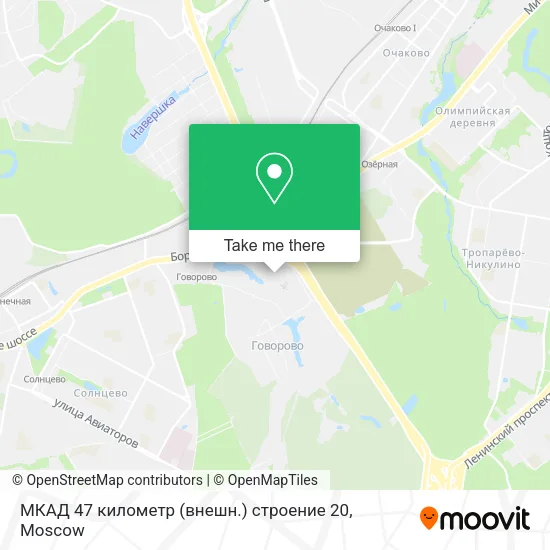 МКАД 47 километр (внешн.) строение 20 map