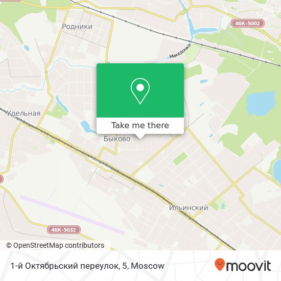 1-й Октябрьский переулок, 5 map