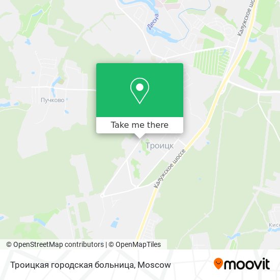 Троицкая городская больница map