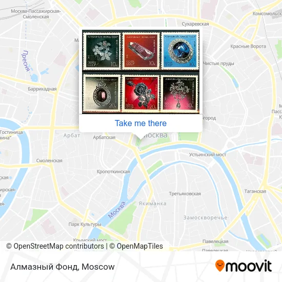 Алмазный Фонд map