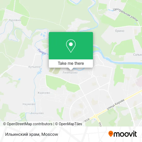 Ильинский храм map