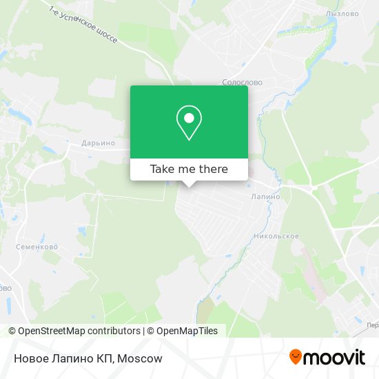 Новое Лапино КП map