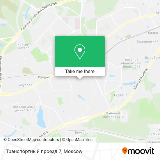 Транспортный проезд 7 map