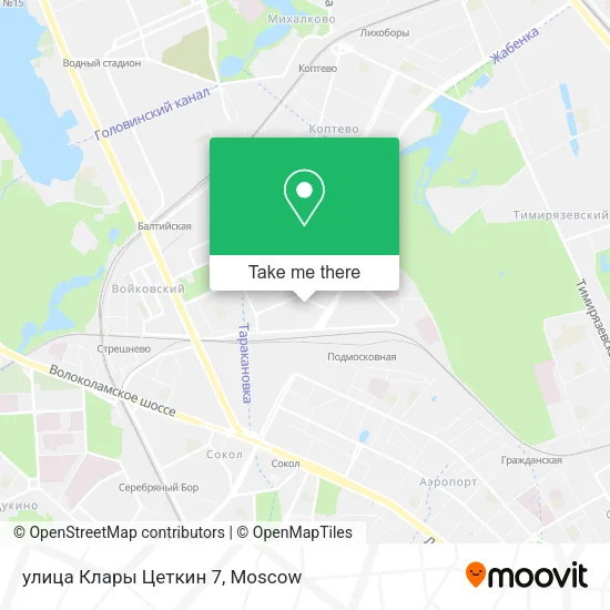 улица Клары Цеткин 7 map