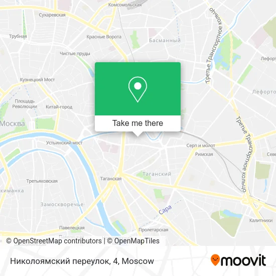 Николоямский переулок, 4 map