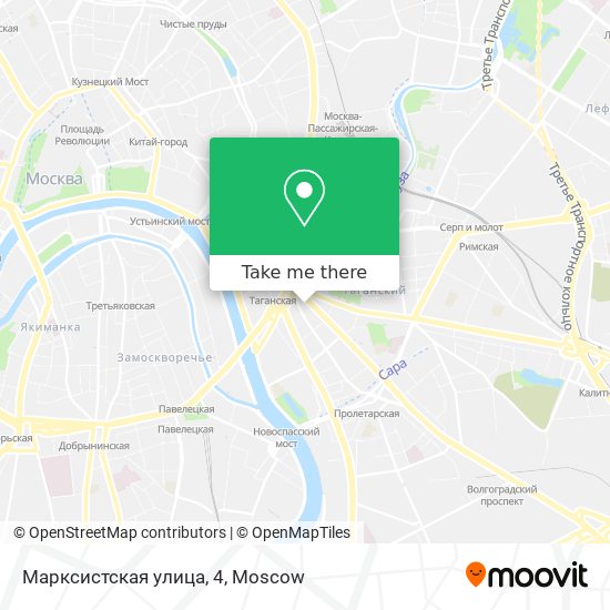 Марксистская улица, 4 map