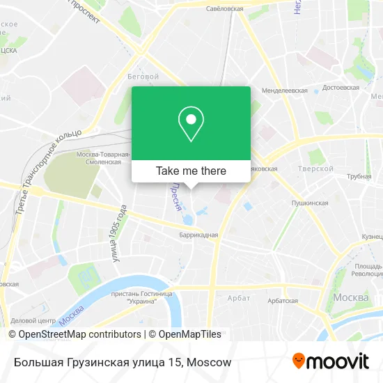 Большая Грузинская улица 15 map
