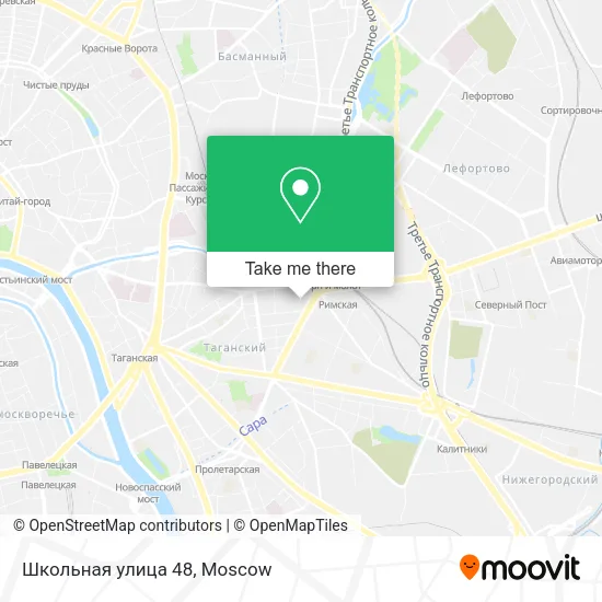 Школьная улица 48 map