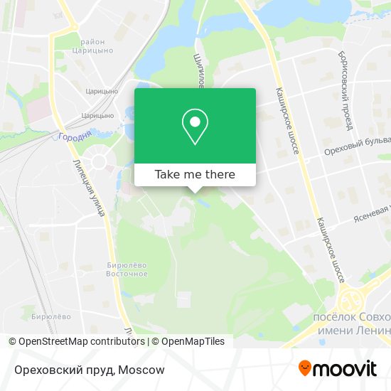 Ореховский пруд map