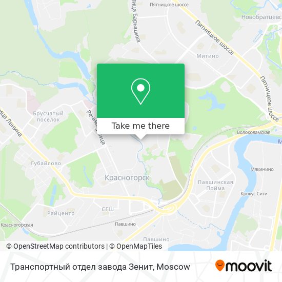Транспортный отдел завода Зенит map