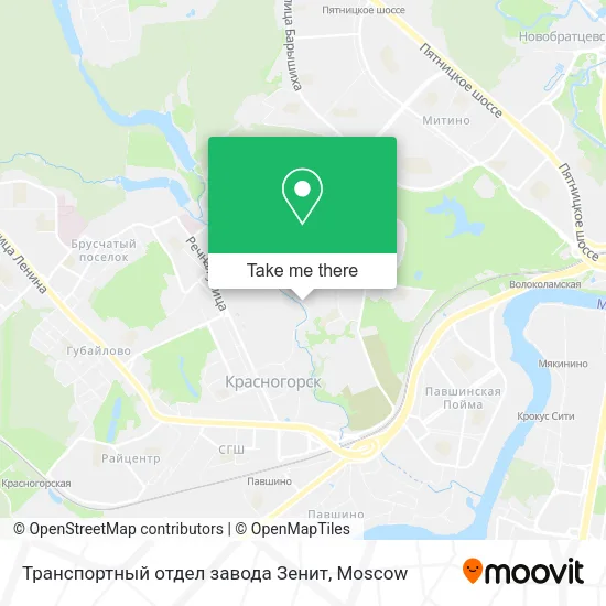 Транспортный отдел завода Зенит map