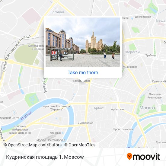 Кудринская площадь 1 map