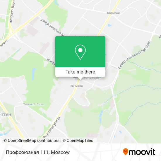 Профсоюзная 111 map