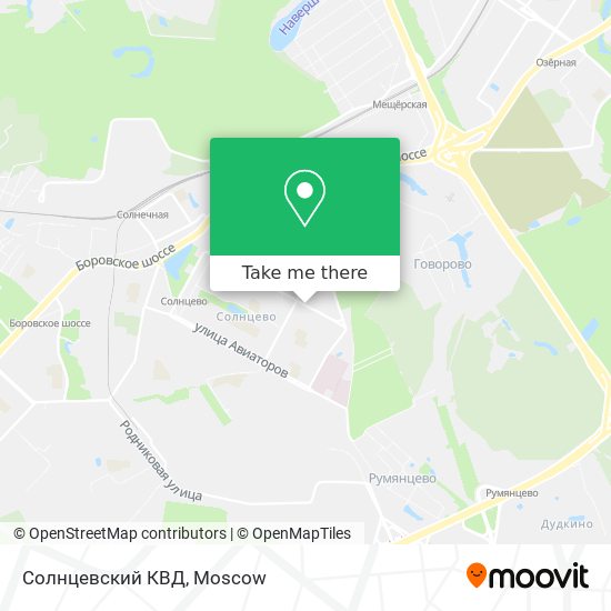 Солнцевский КВД map