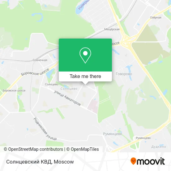 Солнцевский КВД map