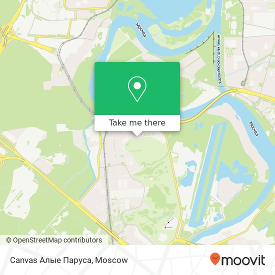 Canvas Алые Паруса map