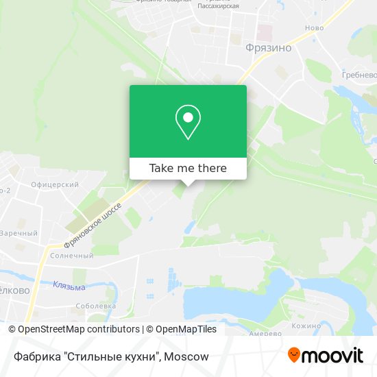 Фабрика "Стильные кухни" map