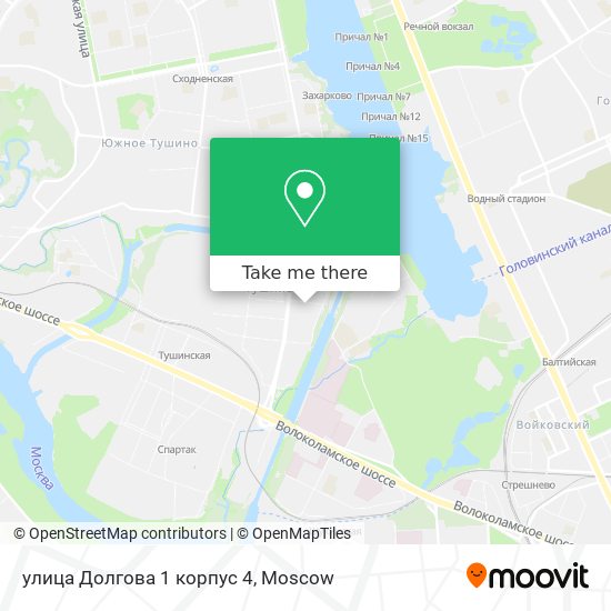 улица Долгова 1 корпус 4 map