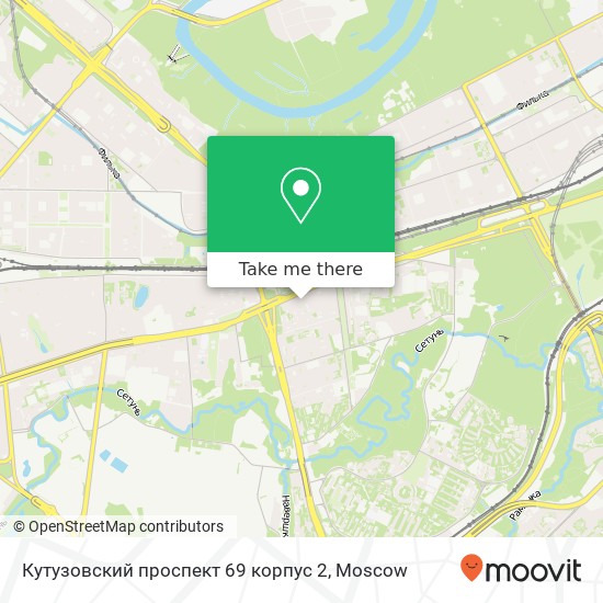 Кутузовский проспект 69 корпус 2 map