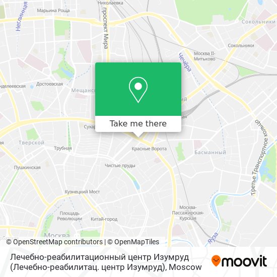 Лечебно-реабилитационный центр Изумруд map