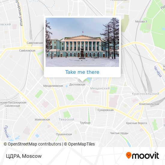 ЦДРА map