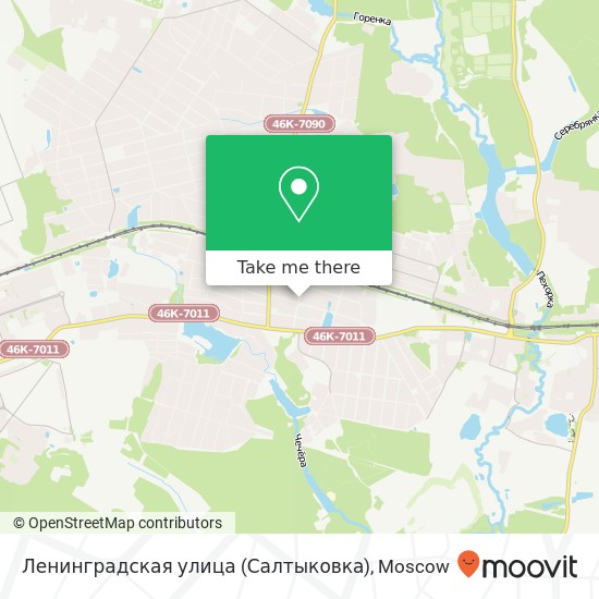 Ленинградская улица (Салтыковка) map