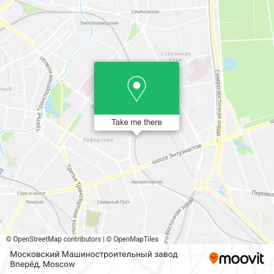 Московский Машиностроительный завод Вперёд map