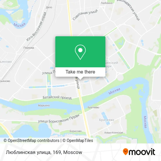 Люблинская улица, 169 map