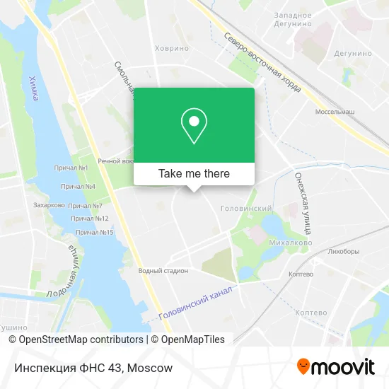 Инспекция ФНС 43 map