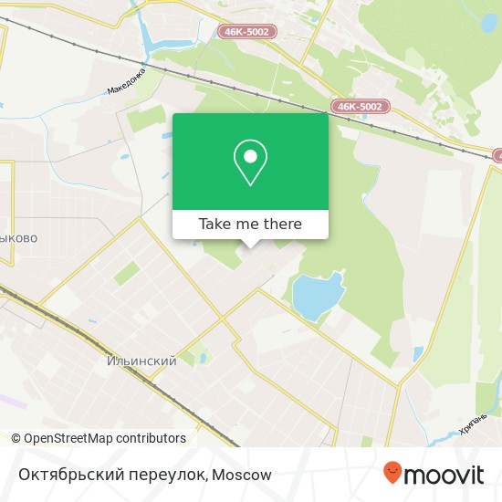 Октябрьский переулок map