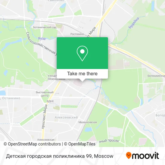 Детская городская поликлиника 99 map
