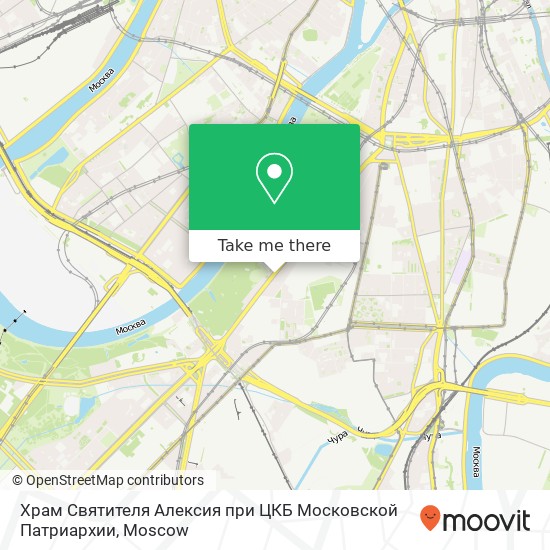Храм Святителя Алексия при ЦКБ Московской Патриархии map