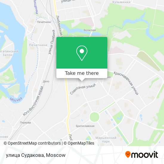 улица Судакова map