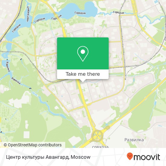 Центр культуры Авангард map