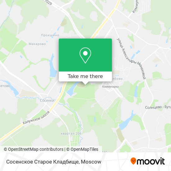 Сосенское Старое Кладбище map