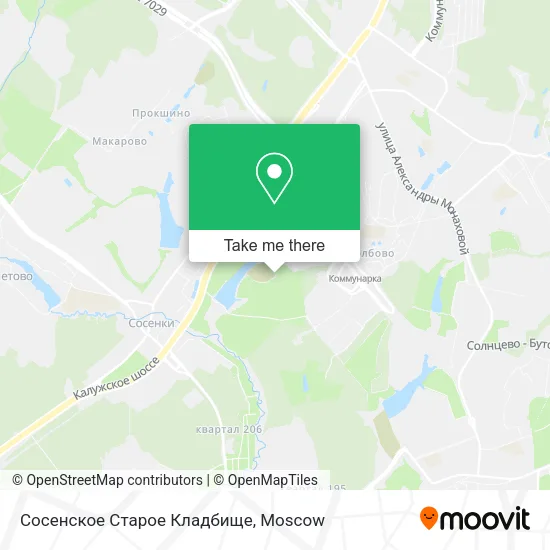 Сосенское Старое Кладбище map