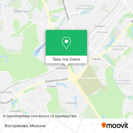Востряково map
