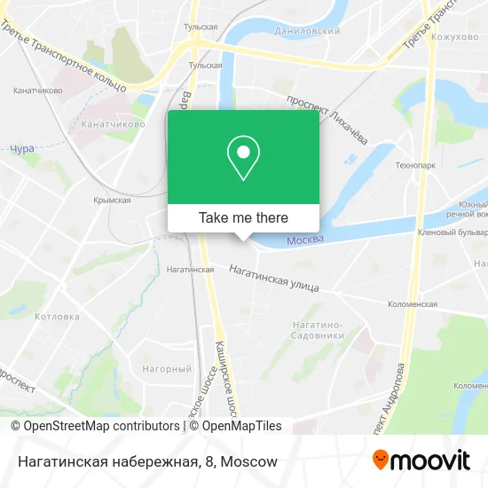 Нагатинская набережная, 8 map