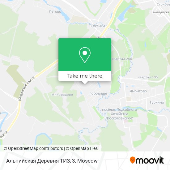 Альпийская Деревня ТИЗ, 3 map