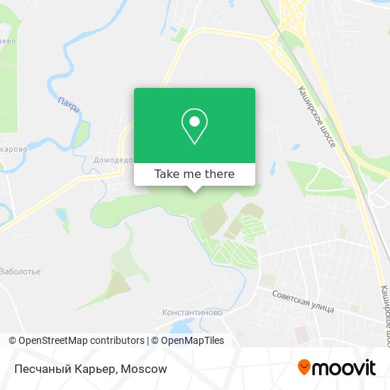 Песчаный Карьер map
