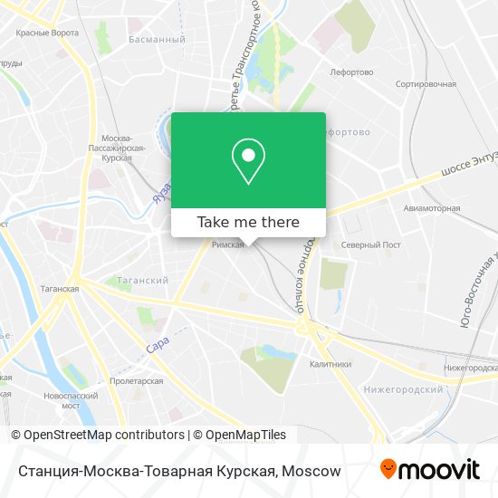 Станция-Москва-Товарная Курская map