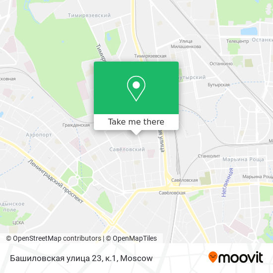 Башиловская улица 23, к.1 map