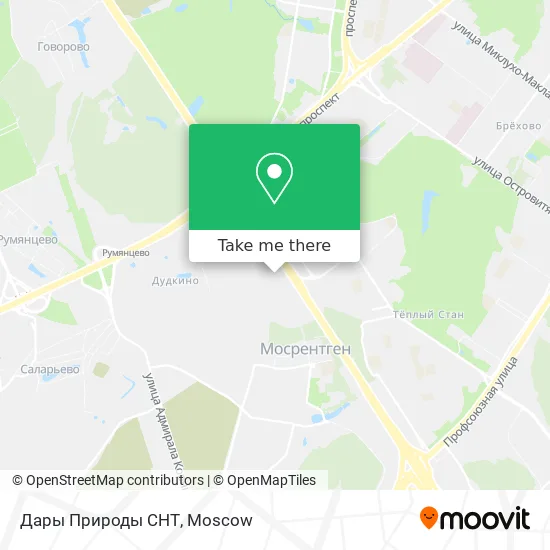 Дары Природы СНТ map