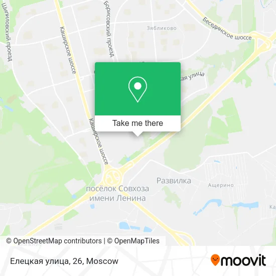 Елецкая улица, 26 map