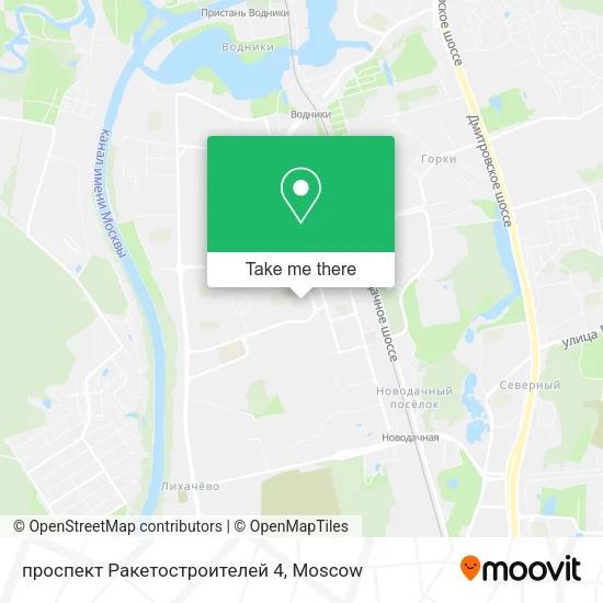 проспект Ракетостроителей 4 map