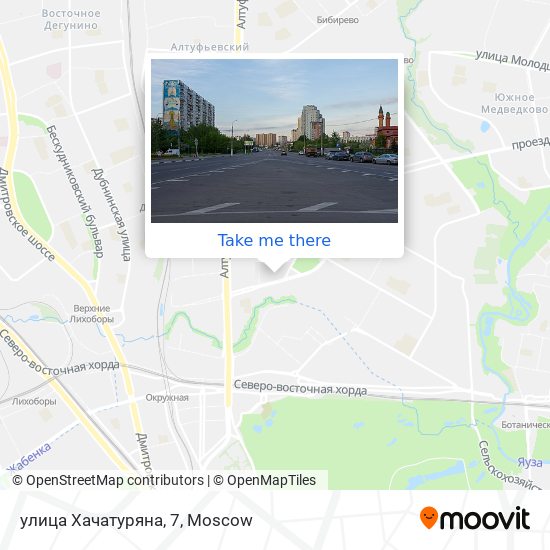 улица Хачатуряна, 7 map