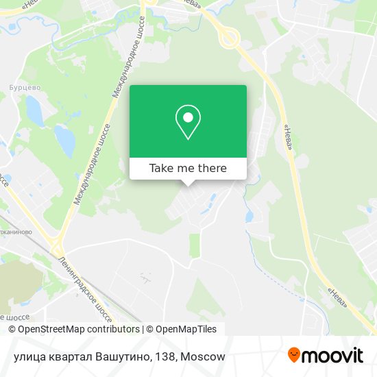 улица квартал Вашутино, 138 map