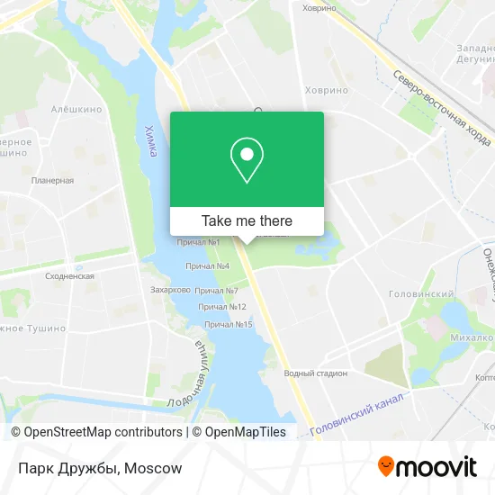 Парк Дружбы map